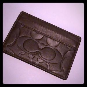 Coach credit card holder